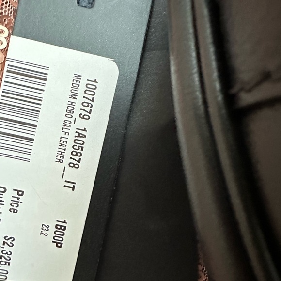 NWT Versace Logo Authentic Repeat Maxi Leather Shoulder Bag Black - Picture 14 of 14